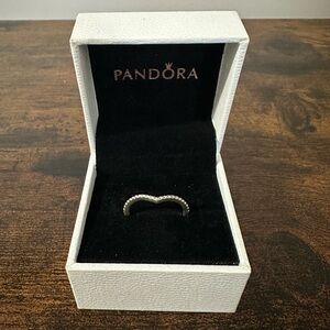 Pandora wishbone ring